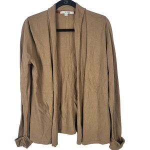 Boden Cashmere Blend Cardigan 10 Womens Brown Long Sleeve Open Front Top